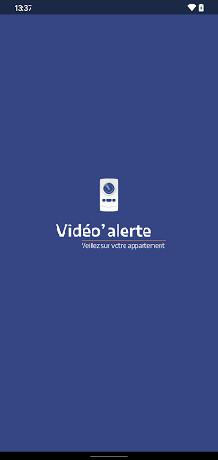 Android application Vidéo'alerte screenshort