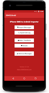 iSMS2droid – iPhone SMS Import 1