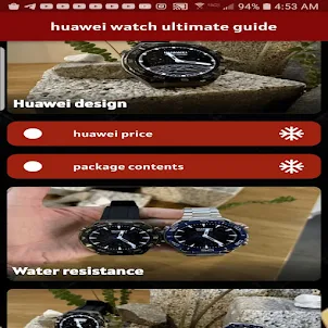huawei watch ultimate guide