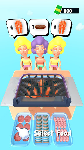 Android application Fill The Grill screenshort