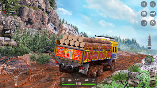 لعبه Indian Truck Offroad Cargo Sim apk مهكر1