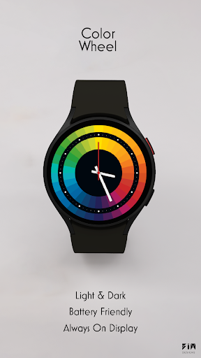 Android application Pride Color Wheel - Watch Face screenshort
