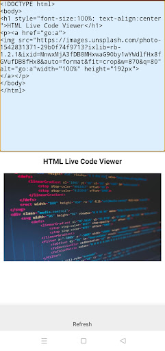 HTML Live Code Viewer