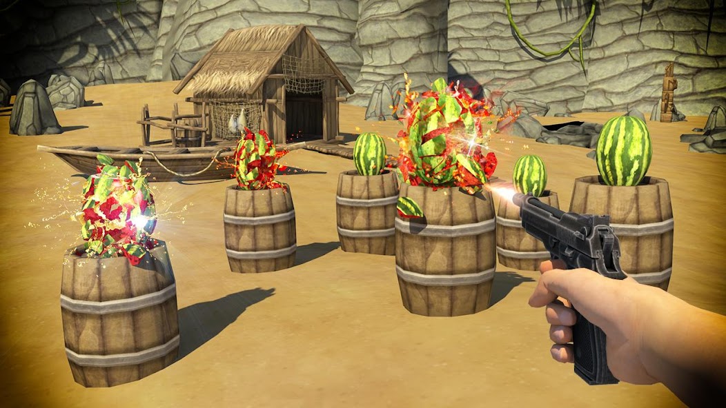 Watermelon Shooting 3D 1.8 APK + Mod (Unlimited money) for Android