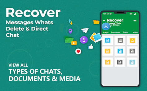Captura 6 Recover Deleted Media : WMR android