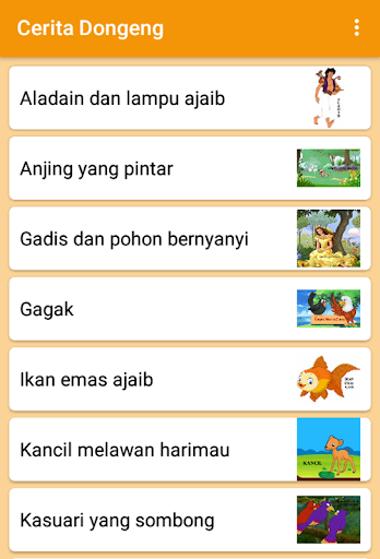Android application Cerita Dongeng screenshort