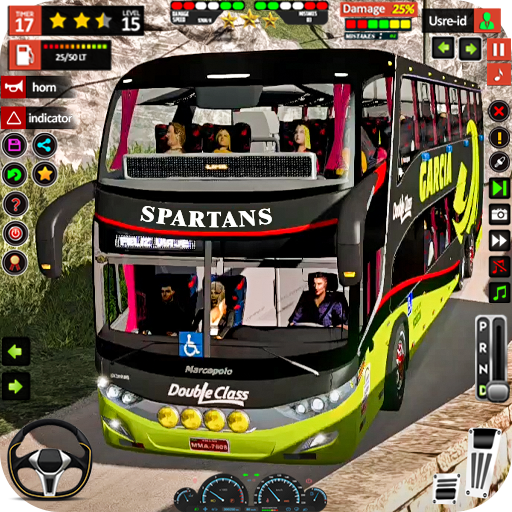 US Coach Bus Simulator Game 3d logo