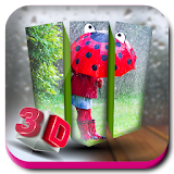 3D Rain Photo Frames icon
