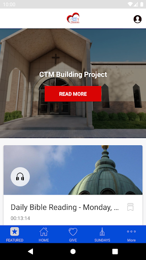 Android application Christ's Touch Ministries screenshort