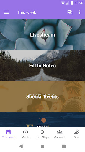 Android application Grace Church International screenshort