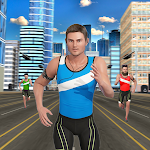 Cover Image of Baixar Simulador de corrida de maratona 3D  APK