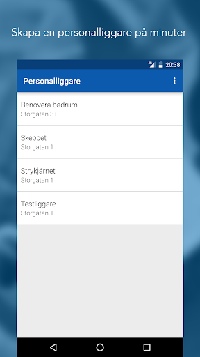 Android application Personalliggaren av Teamhub screenshort