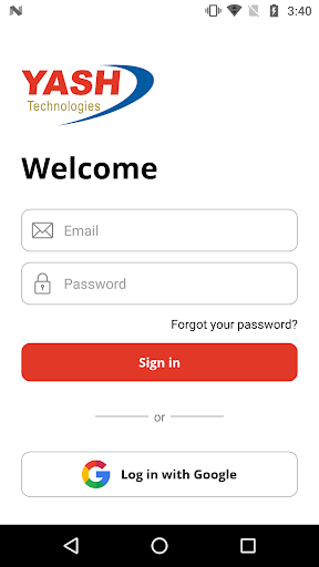 Android application Yash Space Management screenshort