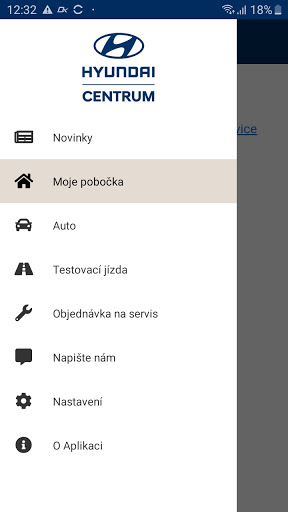 Android application Hyundai Centrum screenshort