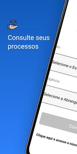 Android application Consulta de Processos screenshort