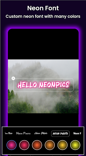 NeonPics: Neon Text & Brush Screen 3