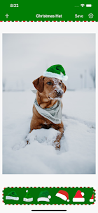 Christmas Hat - Photo Stickers