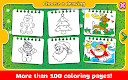 screenshot of Christmas Coloring Book
