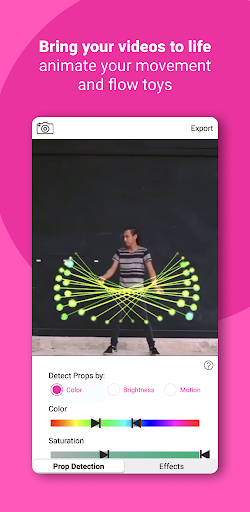 Android application AR Flow Arts screenshort