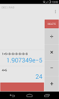 screenshot of Calculator Light Theme