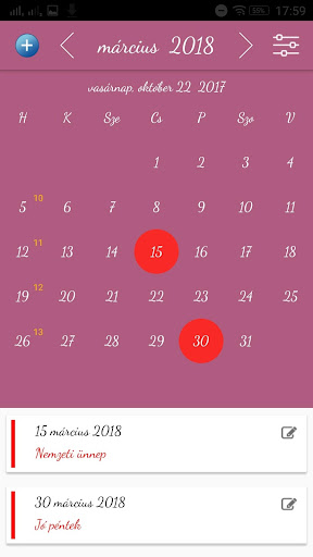 Magyarország Naptár 2023