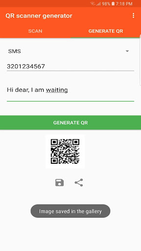 QR Scanner Generator Screen 2