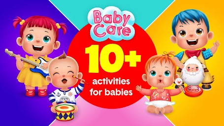 Baby care game for kids