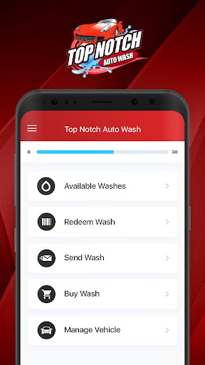 Android application Top Notch Auto Wash screenshort