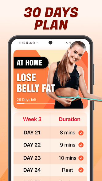 Lose Weight at Home in 30 Days 1.076 APK + Mod (Unlocked / Premium) for Android