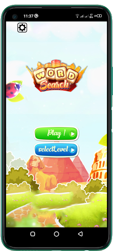 Android application Catch the words screenshort