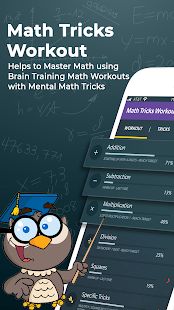 Captura de tela do treino de truques de matemática mental