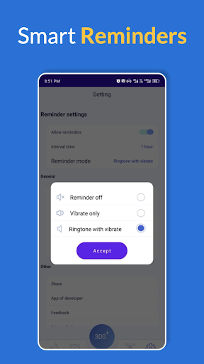 Drink water reminder  tracker
