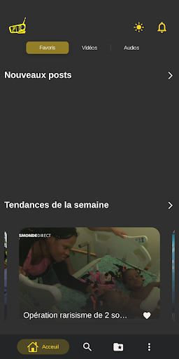 Radio Tchrato streaming app Screen 2