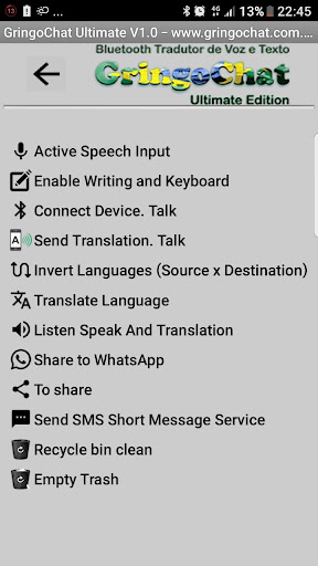 GringoChat language translator Screen 3