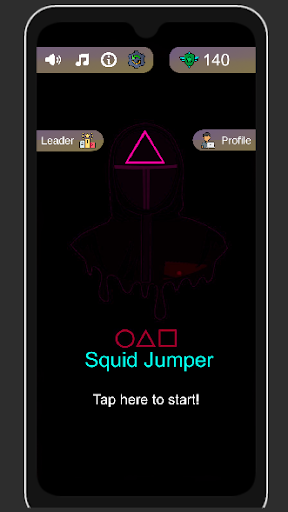 Android application Squid Jumper screenshort