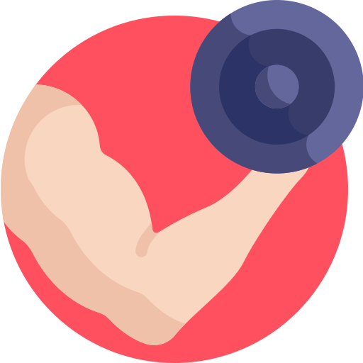 full body exercise dumbbell logo