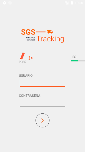 Android application SGS Tracking screenshort