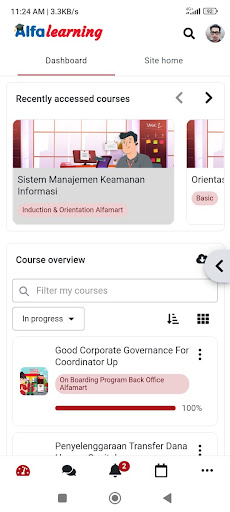 Alfa Learning Screen 3