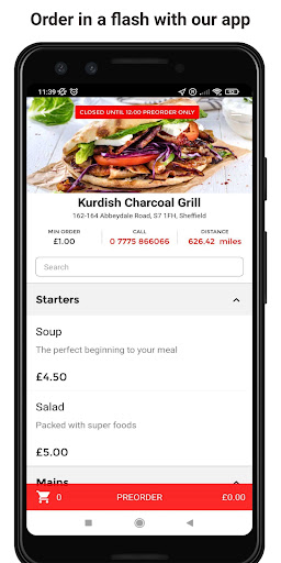 Android application Kurdish Charcoal Grill screenshort