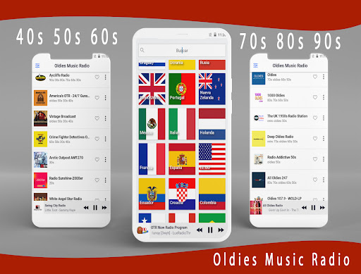 Android application 50s 60s 70s Oldies Music Radio screenshort