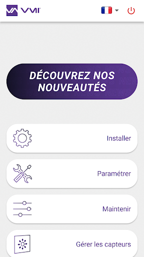 Android application VMI+ screenshort