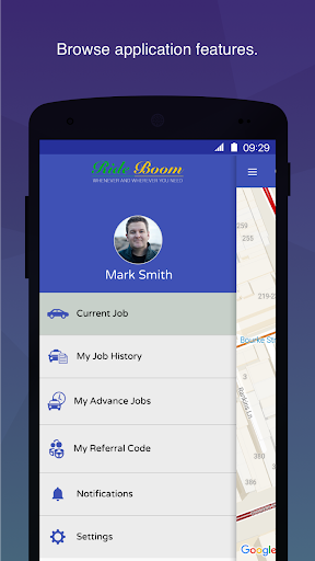 Rideboom Driver Screen 3