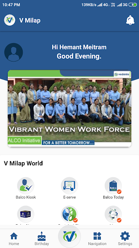 V Milap Screen 2
