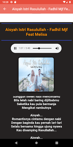Lagu Aisyah Istri Rasulullah Screen 2