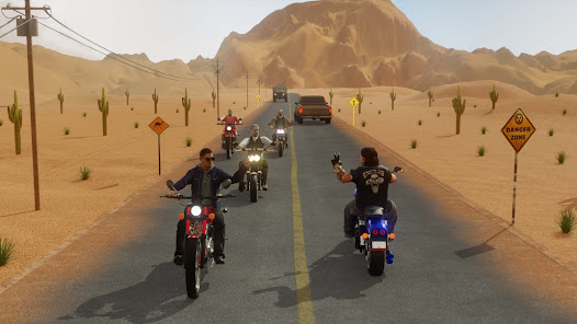 Screenshot 5 Motorcycle Long Road Trip Game android