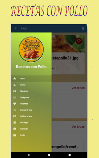 Recetas con pollo Screen 2
