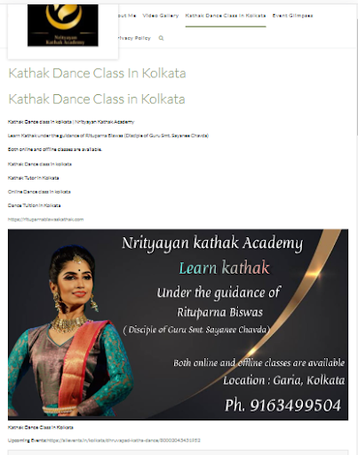 Nrityayan Kathak Academy Screen 3