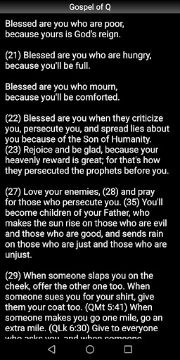 Gospel of Q Screen 3