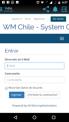 WM Soluciones Screen 2