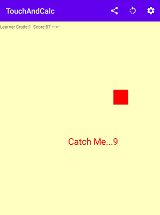 Hit and Solve Maths Screen 3